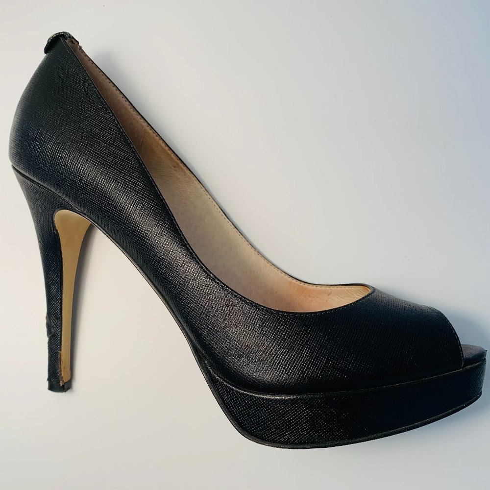 Michael Kors | Black Peep Toe Platform Pump